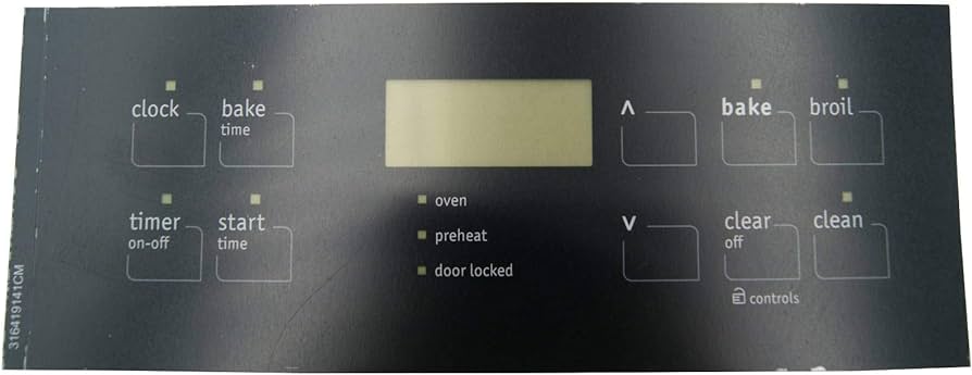 316419141 Frigidaire Oven 10-Button Overlay, Black by Choice Parts - Image 2