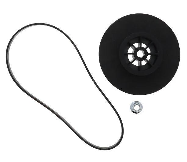 WH03X32217Kit 1/2 HP Motor Pulley, Nut and Belt for GE Top Load Washers