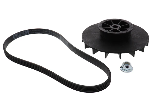 WH03X32217Kit 1/2 HP Motor Pulley, Nut and Belt for GE Top Load Washers - Image 2